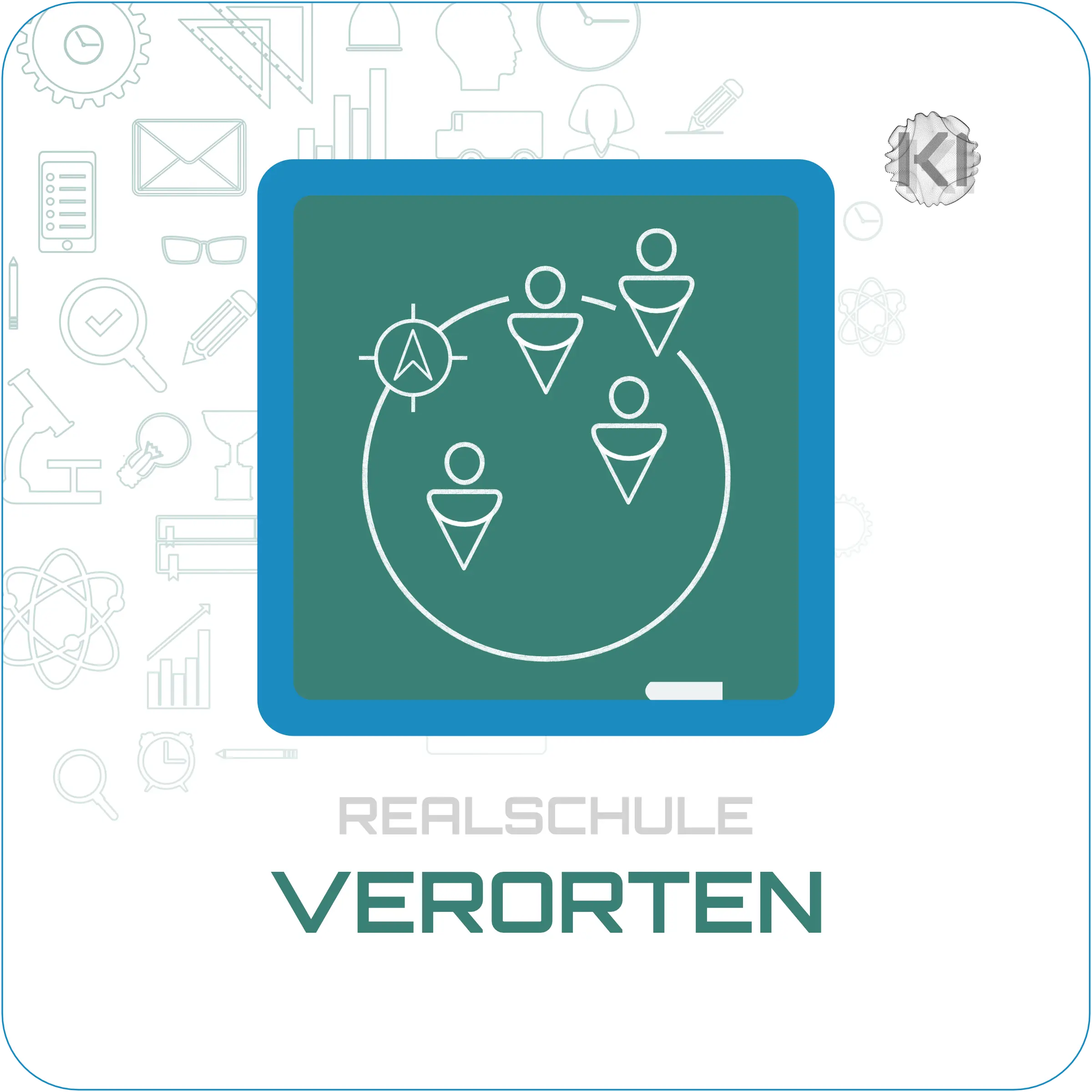 Realschule – Verorten: Vernetzte Symbole als Metapher für gesellschaftliche Vielfalt und Zusammenleben