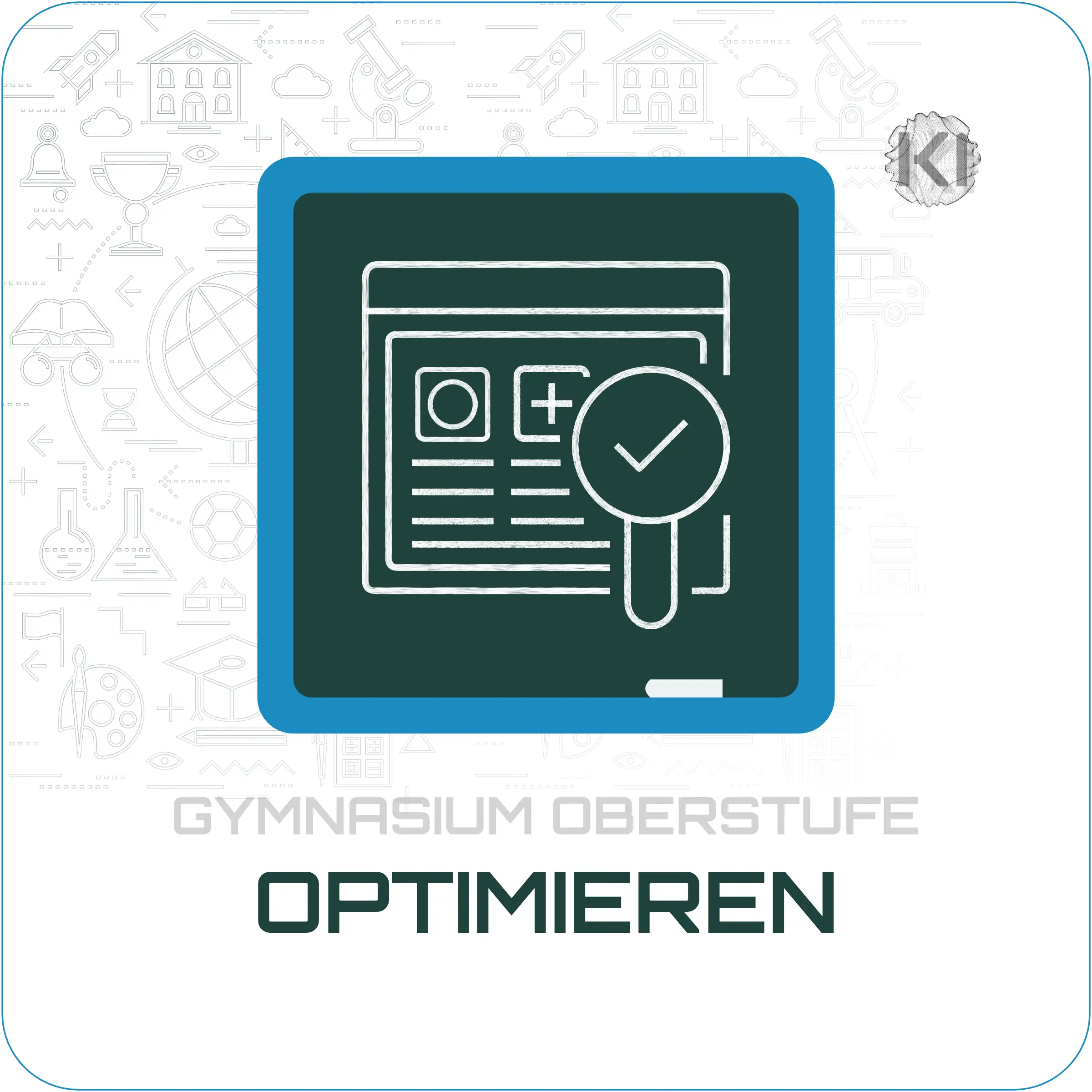 Gymnasium Oberstufe – Optimieren: Struktur- und Plansymbole als Metapher für Lernorganisation und Arbeitsplanung