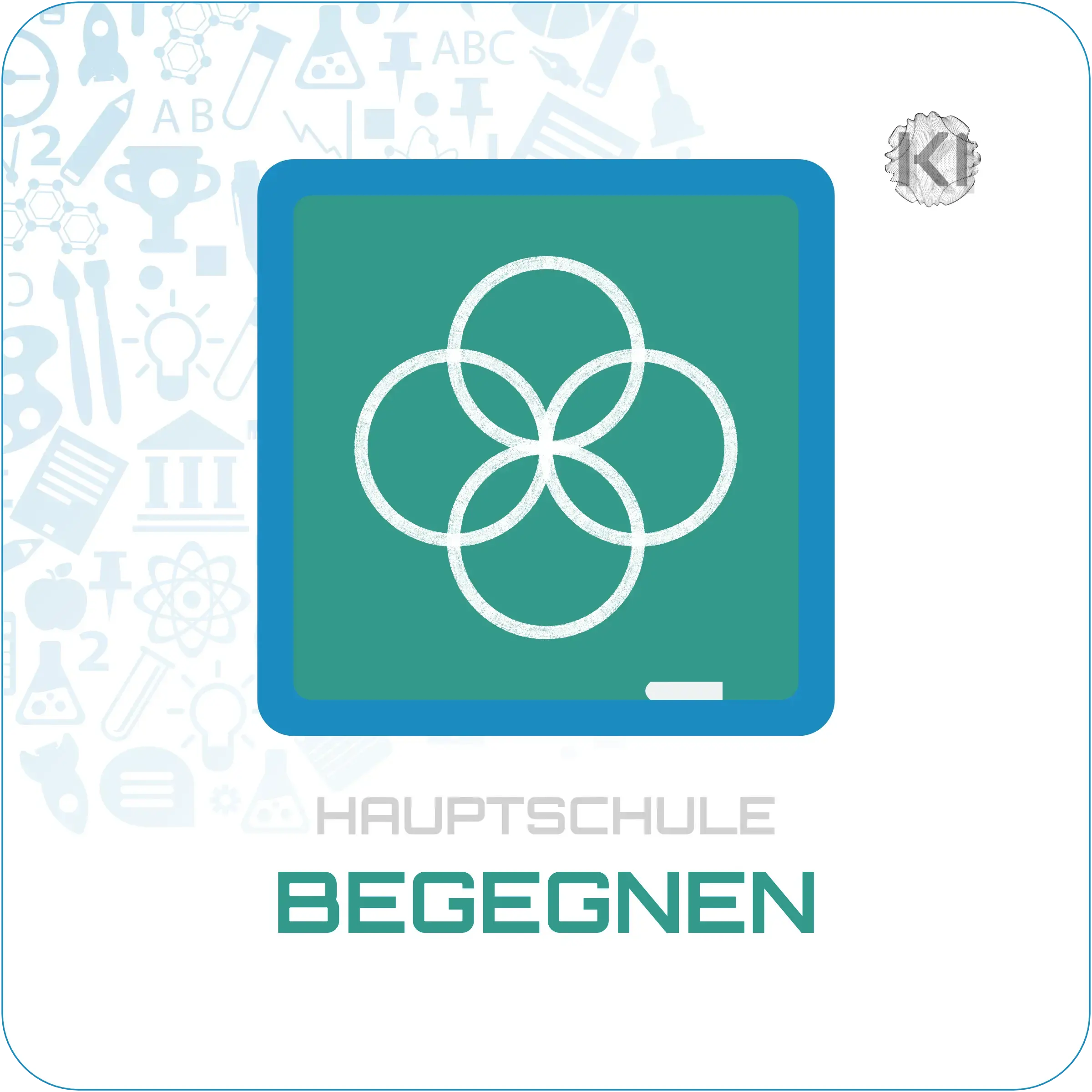 Hauptschule – Begegnen: vielfältige Symbole für kulturelle Unterschiede, Austausch und respektvolles Miteinander