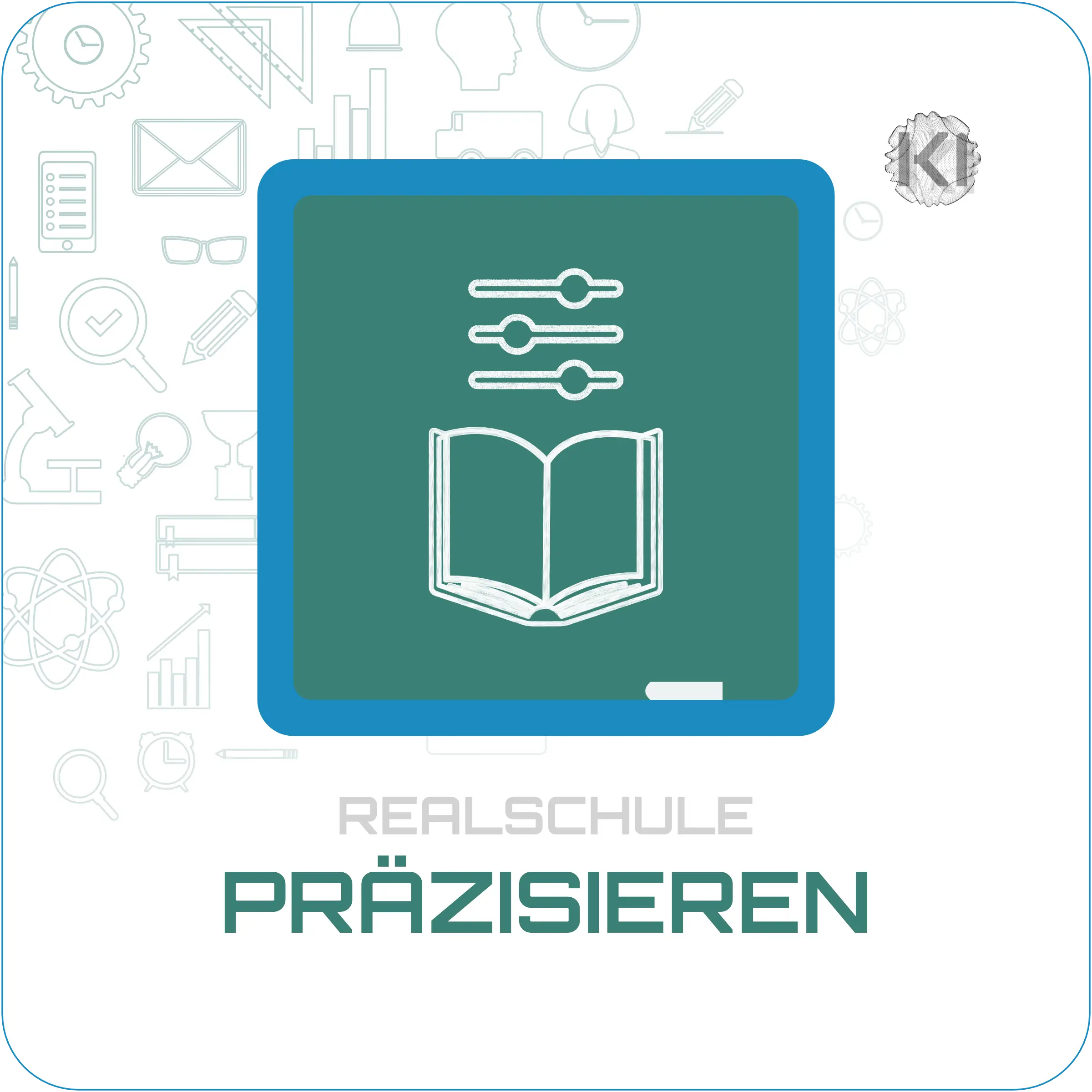 Realschule – Präzisieren: Buch- und Sprachsymbole als Metapher für klaren Ausdruck und sichere Grammatik im Schulalltag