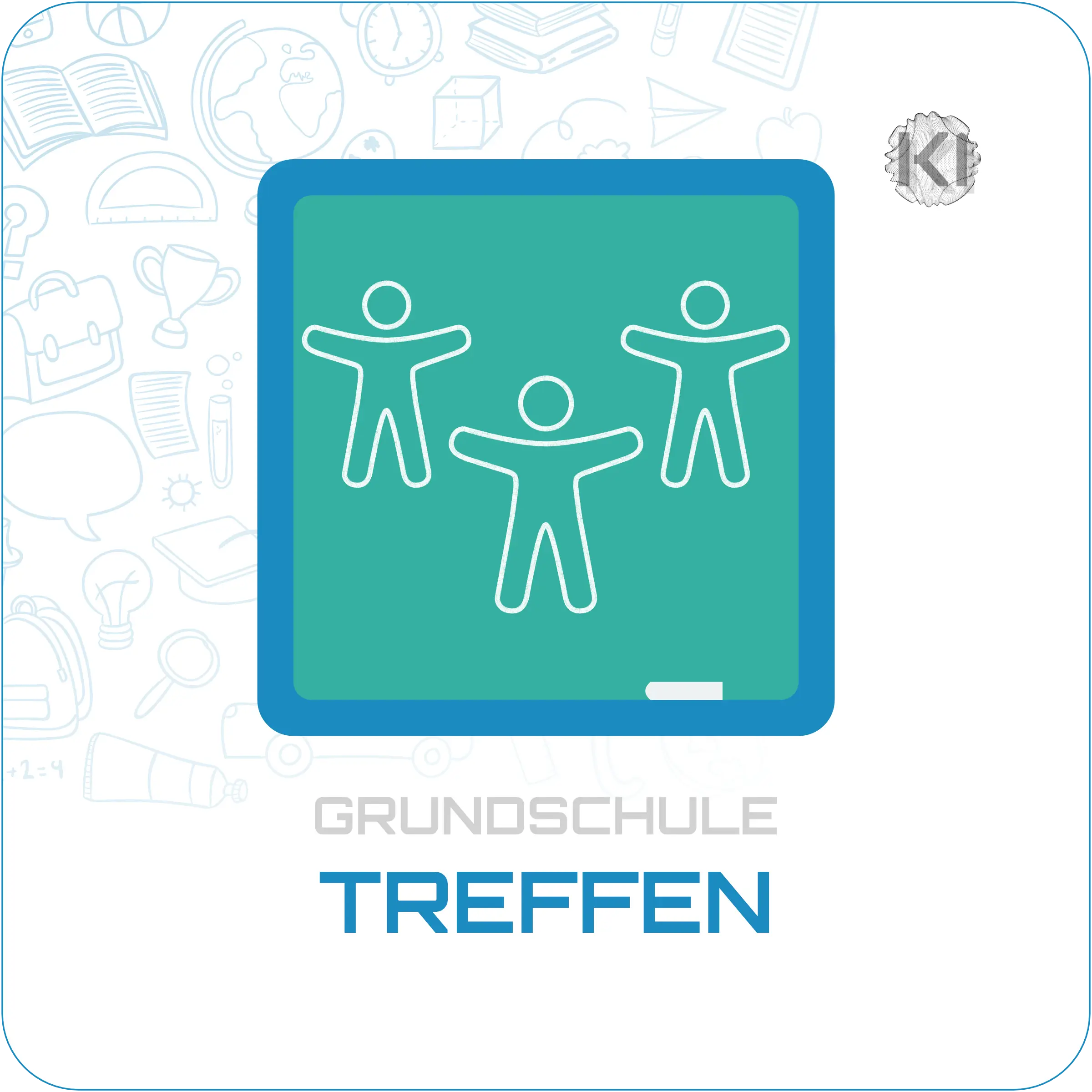 Grundschule – Treffen: Gruppen-Icon symbolisiert Vielfalt, Miteinander und soziale Entscheidungen im Schulalltag