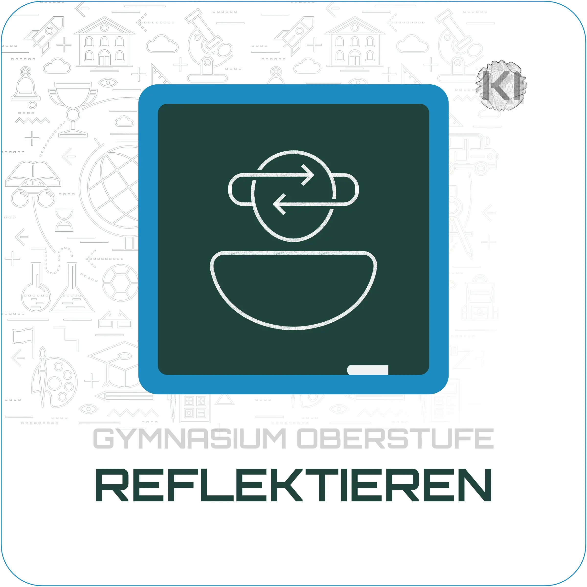 Gymnasium Oberstufe – Schlussfolgern: Pfeil- und Denksymbole als Metapher für Analyse und Reflexion