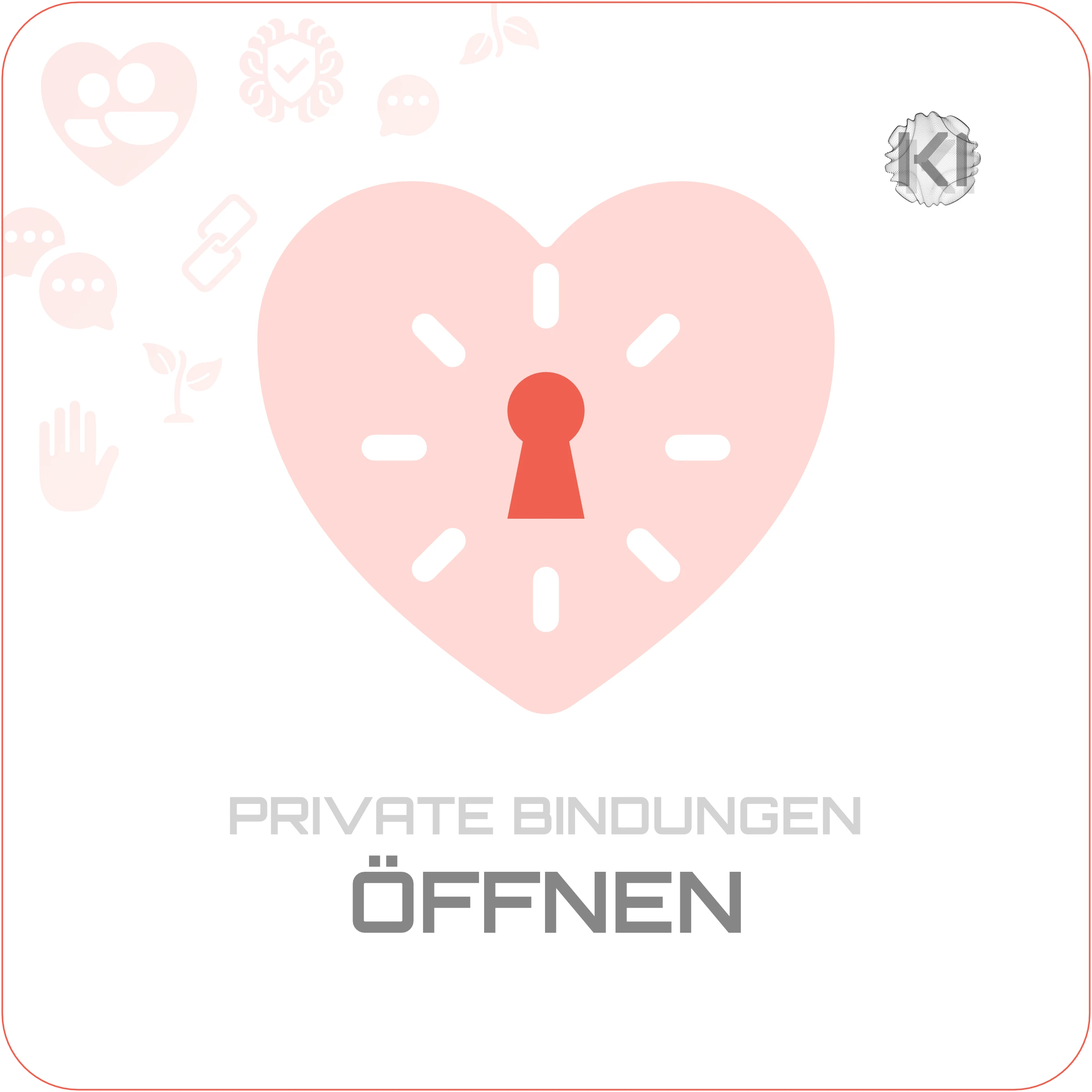 Privat – ÖFFNEN: Herz mit zwei Personen als Symbol für Vertrauen und sichere Nähe in Beziehungen