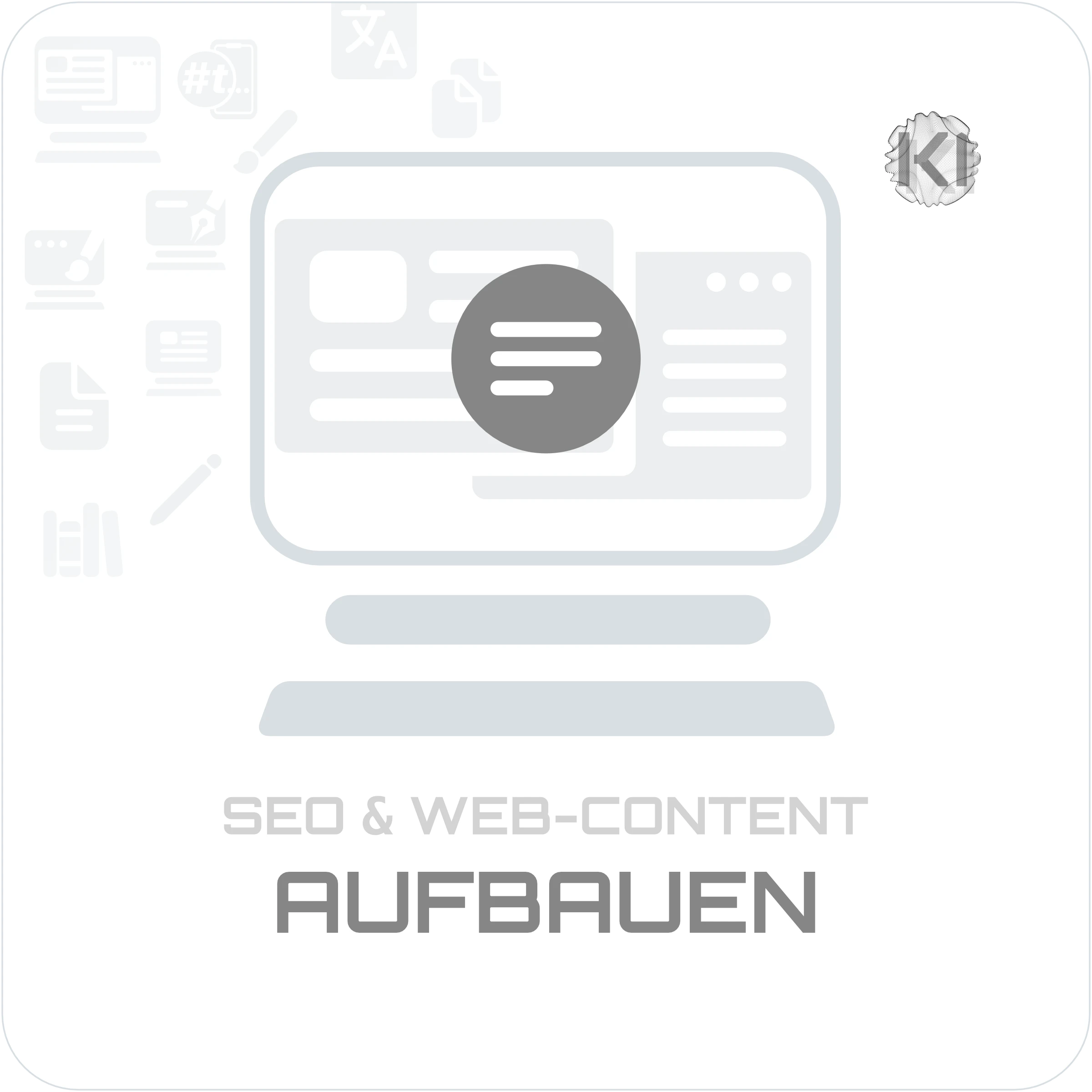 Texte – AUFBAUEN: Dokument und Ordner am Bildschirm als Symbol für klaren Aufbau und nachvollziehbare Struktur von Blogartikeln