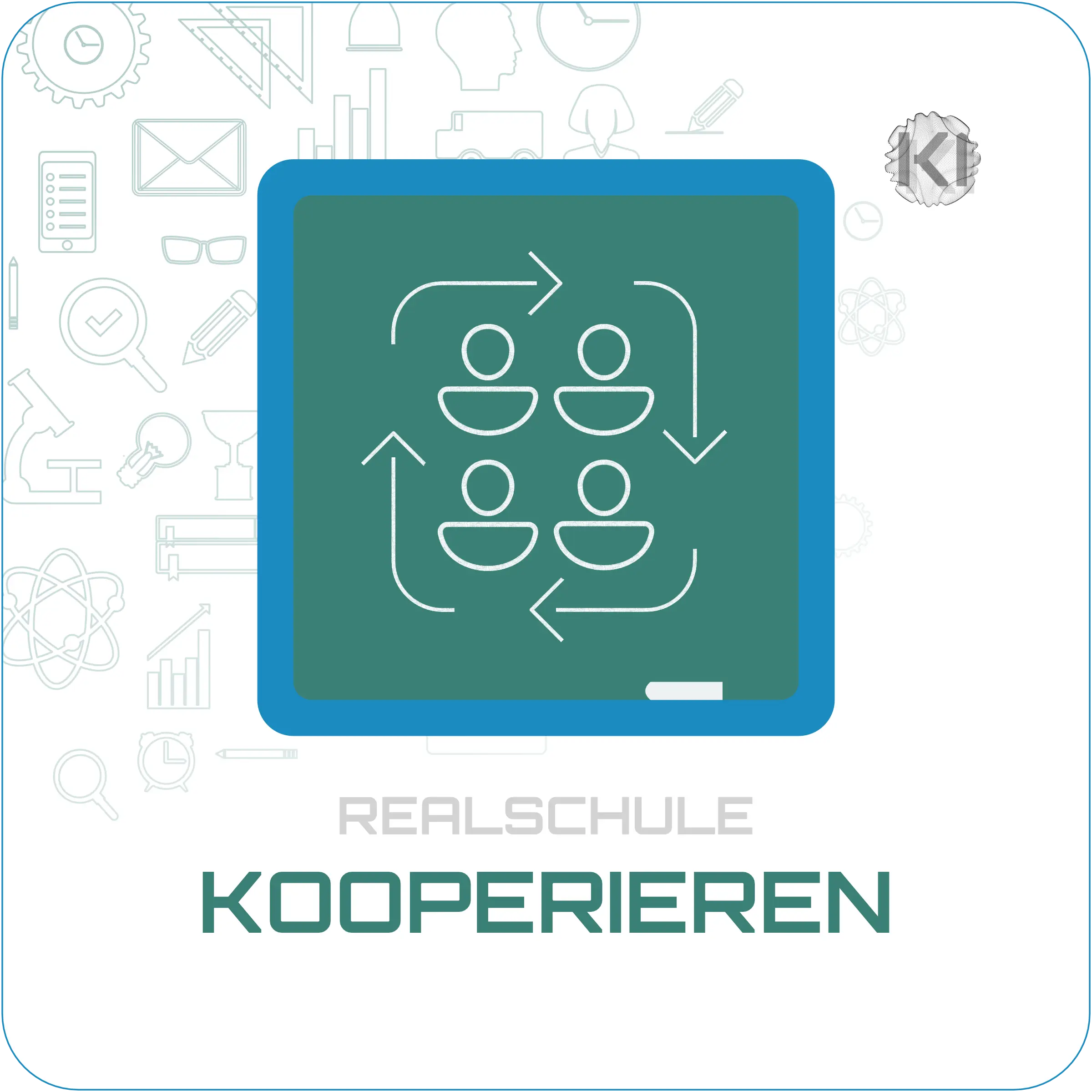 Realschule – Kooperieren: Gruppensymbole als Metapher für Zusammenarbeit und soziales Miteinander
